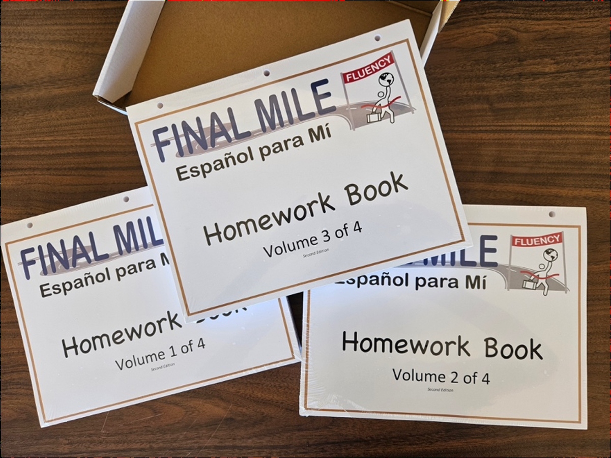 FINAL MILE books coming out of the box