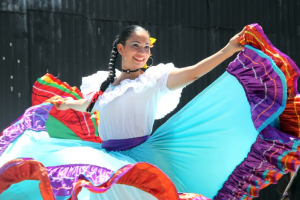 A traditional dancer during a Costa Rica immersion experience