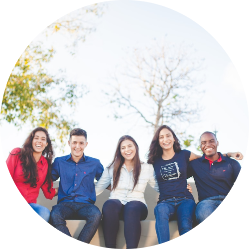 Adult Spanish students learning together
